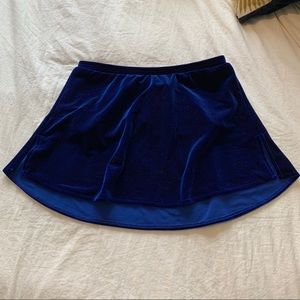 NWOT Chloe Noel Velvet A-line Figure Skating Skirt